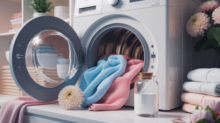 Ingredientul de 1 leu pe care îl pun în mașina de spălat pentru prosoape pufoase