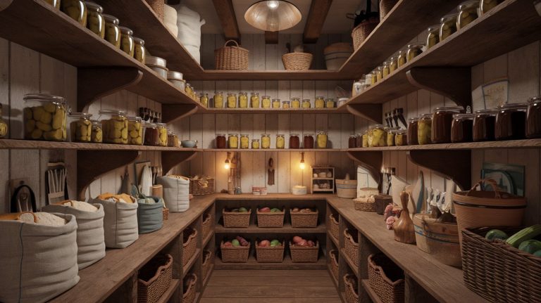 Organizarea cămării în stil vechi: ordonat, cald și eficient